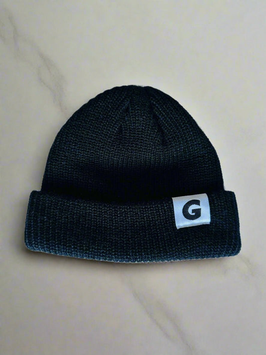 FISHERMAN BEANIE IN BLACK